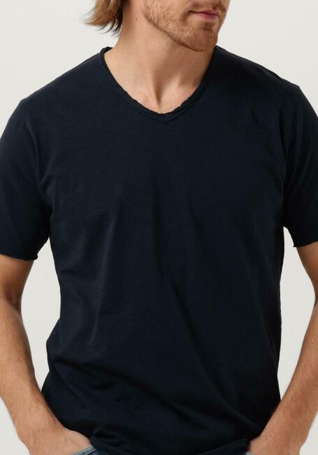 Dunkelblau DSTREZZED T-shirt STEWART ORGANIC SLUB JERSEY - large