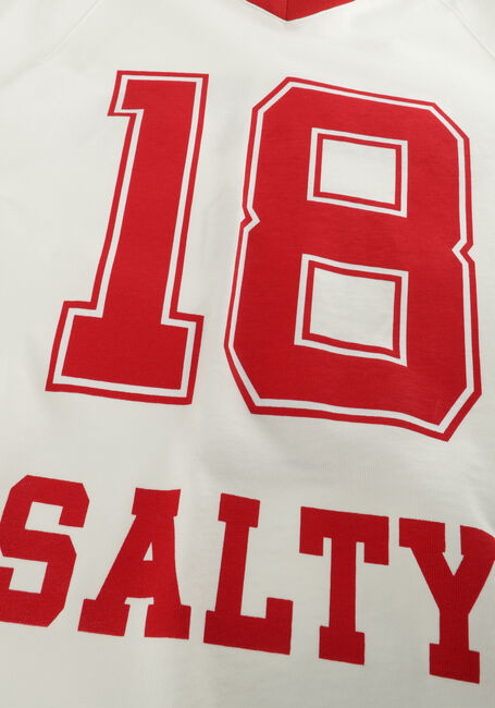 Weiße Salty Stitch Top SALTY SPORT TEE - large