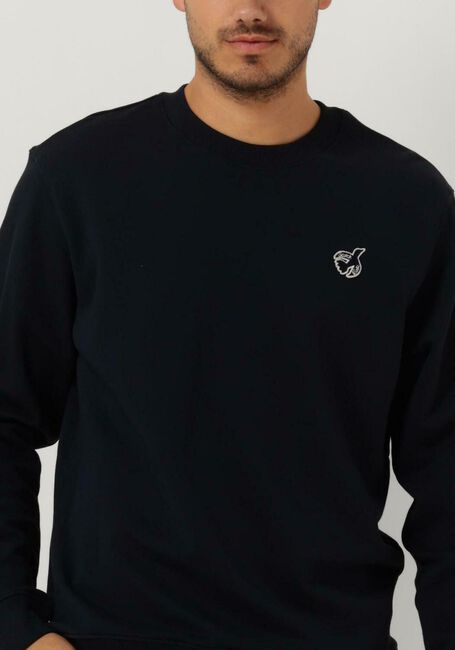 Dunkelblau SCOTCH & SODA Sweatshirt THE FREE SPIRIT PEACE BIRD ORAGNIC COTTON SWEATSHIRT - large