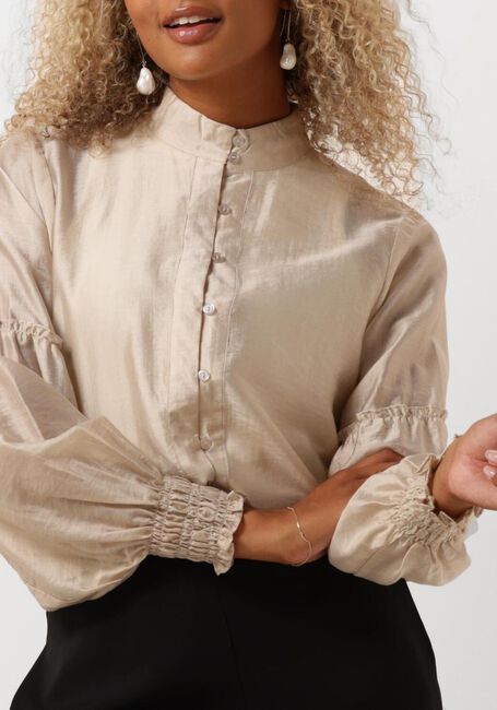 Sand MSCH COPENHAGEN Blusen MSCHKITLYN ROMINA SHIRT - large