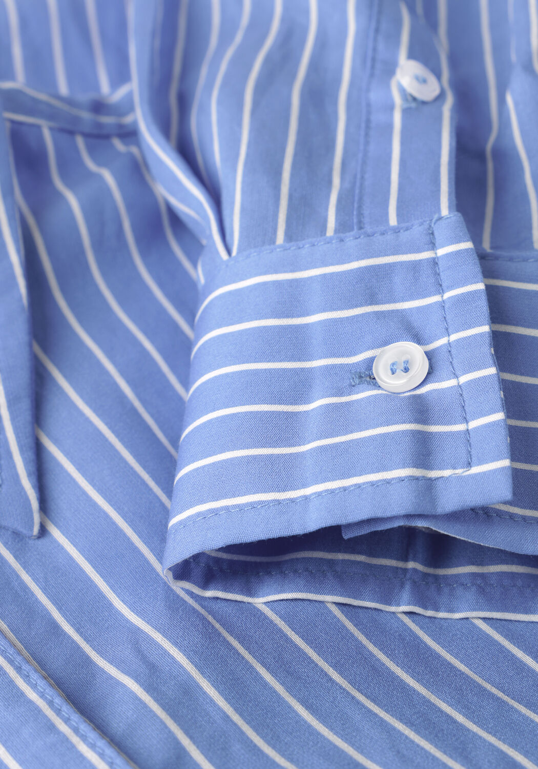 Blaue BY-BAR Blusen LISE STRIPE BLOUSE - large