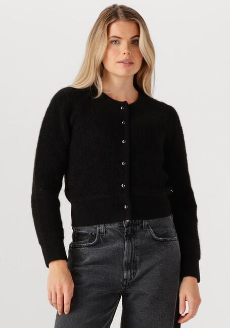 Schwarze DES PETITS HAUTS Strickjacke CUMIN - large