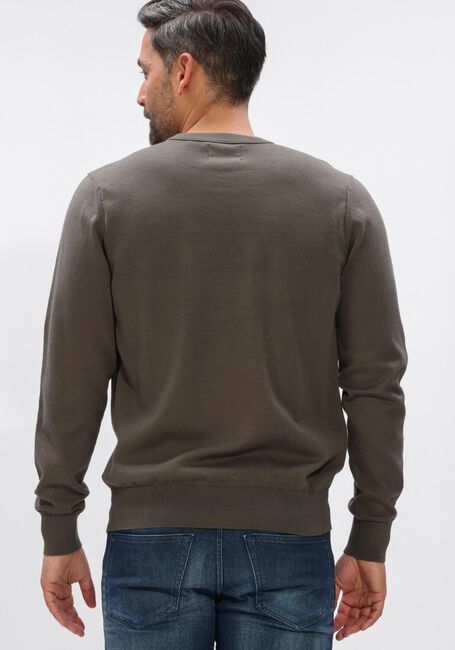 Olive BUTCHER OF BLUE Pullover CLIFDEN CO CREW - large