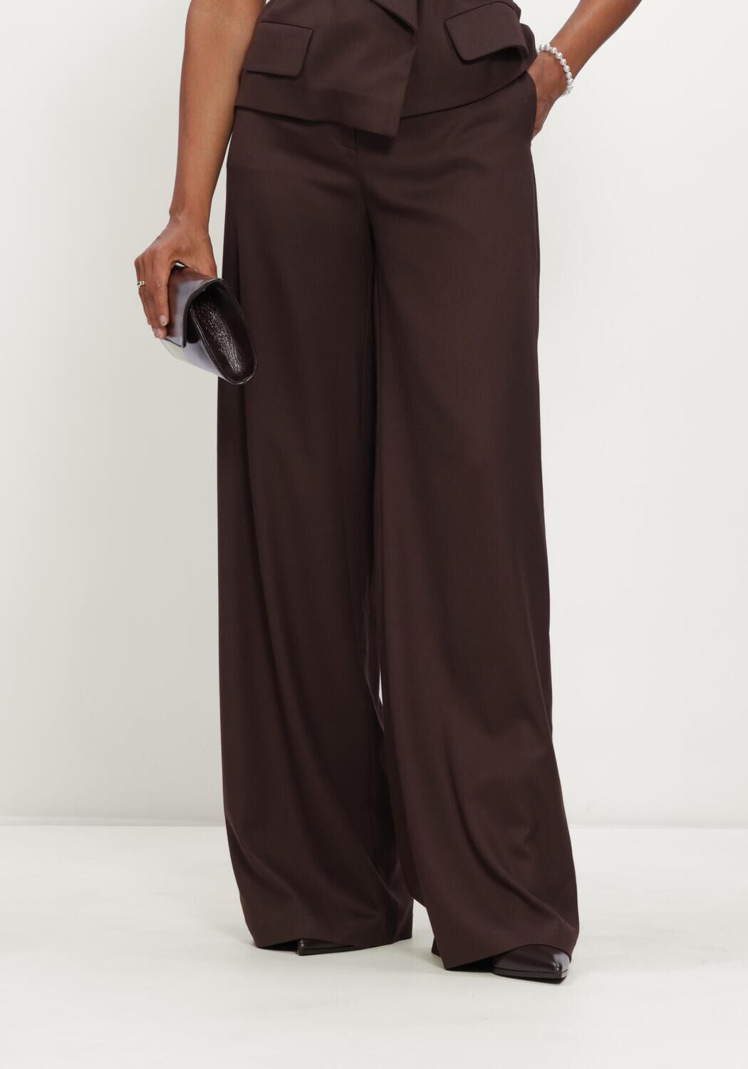 Braune EST'SEVEN Weite Hose FERREIRA JOSIAH TROUSER FW26 - large