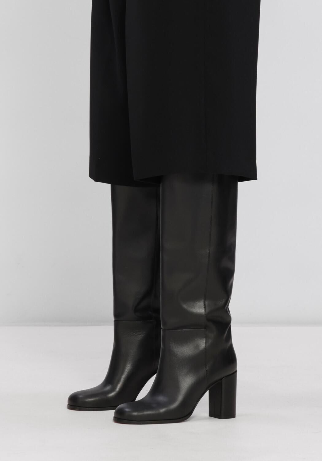 Schwarze TORAL Hohe Stiefel SERENA - large