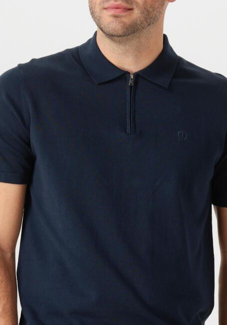 Dunkelblau DSTREZZED Polo-Shirt DORIAN ZIP POLO - large