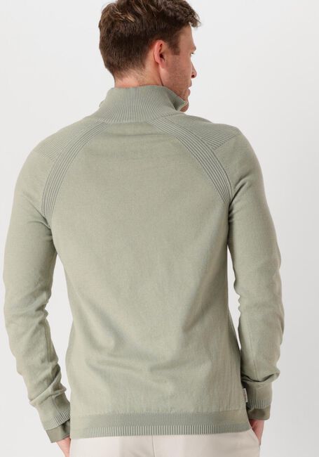 Grüne CAST IRON Pullover HALF ZIP COLLAR COTTON STRETCH - large