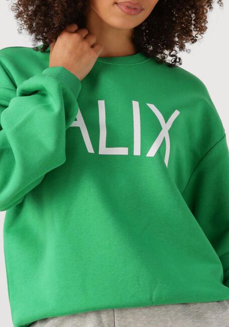 Grüne ALIX THE LABEL Pullover LADIES KNITTED CLEAN LOGO SWEATER - large