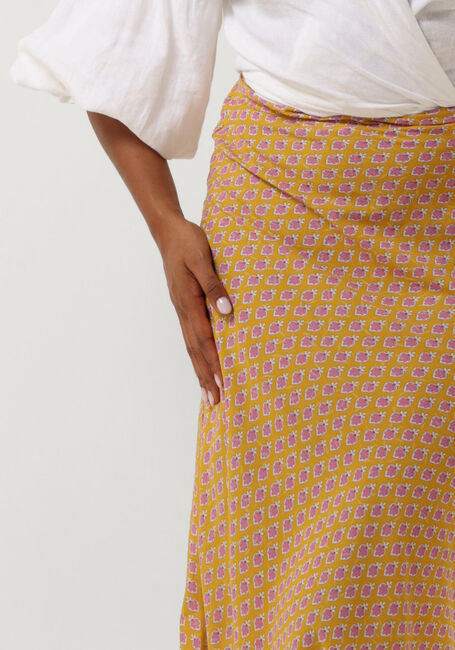 Gelbe SISSEL EDELBO Midirock MADELLIN SKIRT - large