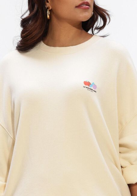 Creme AMERICAN VINTAGE Sweatshirt ATUBAY - large