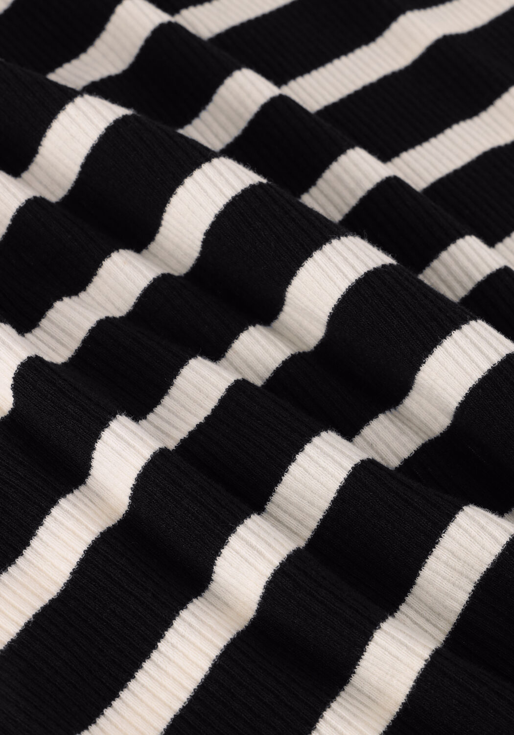 Schwarze PENN & INK Top SINGLET STRIPE - large