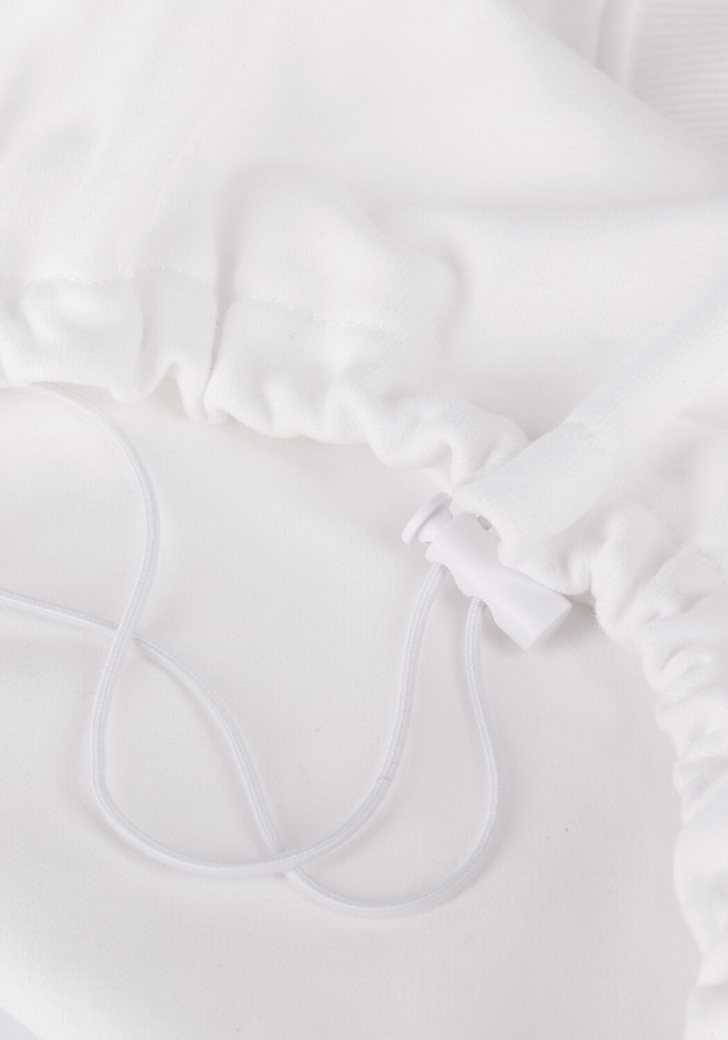 Wei&szlig;e CALVIN KLEIN Sweatshirt STACKED LOGO MOCKNECK SWEATSHIRT - large