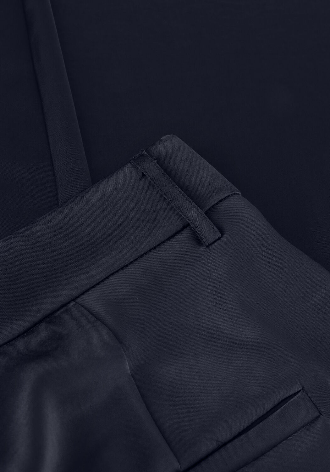 Dunkelblau NEO NOIR Hose ALESSANDRA HEAVY SATEEN PANTS - large