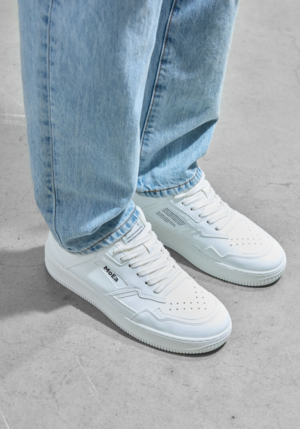 Wei&szlig;e MoEa Sneaker Low MOEA-BAGSN1 - medium