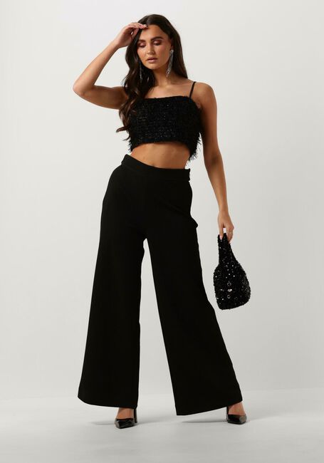Schwarze CO'COUTURE Top GONZOCC CROP TOP - large