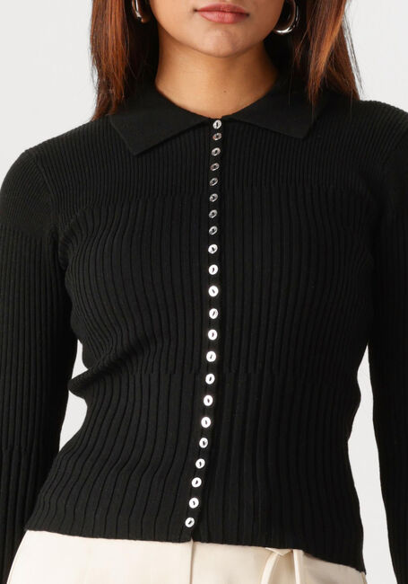 Schwarze SECOND FEMALE Pullover JET KNIT CARDIGAN - large
