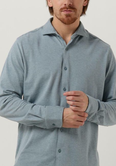 Blaue DSTREZZED Casual-Oberhemd KIRK SHIRT MELANGE PIQUE - large