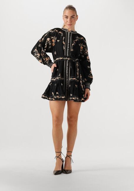 Schwarze SCARLETT POPPIES Minikleid FIUCCI SHORT DRESS - large