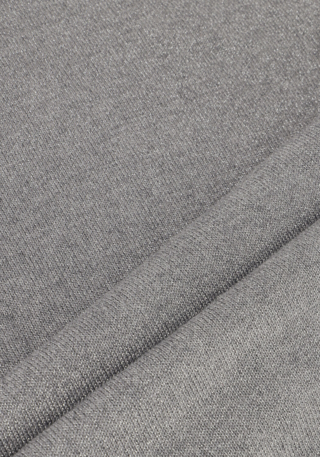 Hellgrau SELECTED WOMEN Top SLFLURA LUREX 2/4 KNIT TEE - large