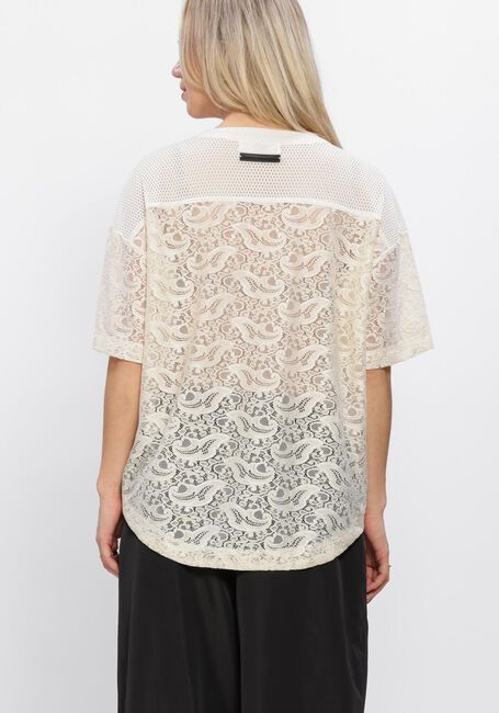 Beige HAUTE L'AMITI&Eacute; Top COURT LACE TEE - large