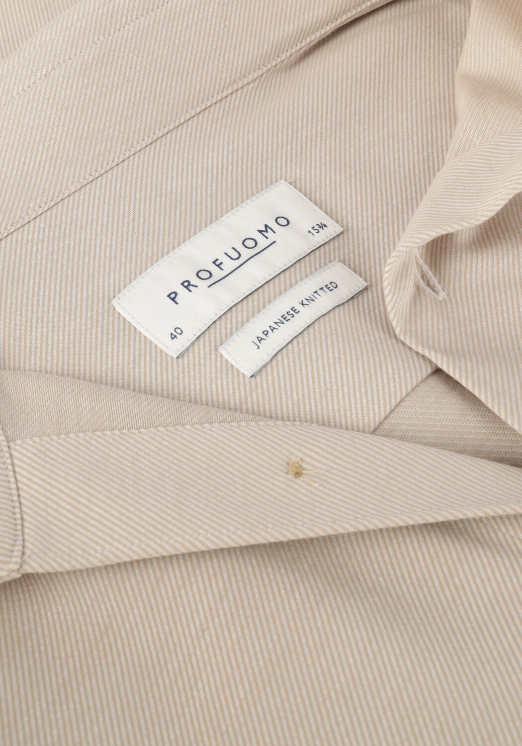 Beige PROFUOMO Klassisches Oberhemd PPUH10055 - large