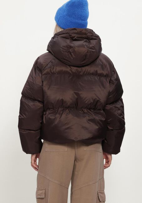 Braune WITHBLACK Wattierte Jack WBLEMMA SHORT DOWN PUFFER JKT - large