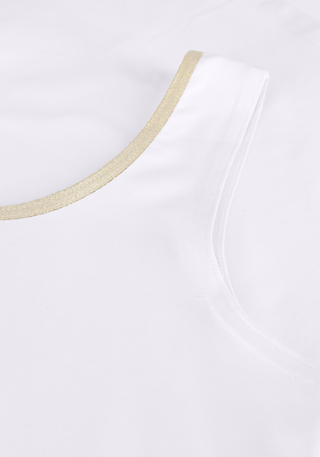 Wei&szlig;e NUKUS Top JUBA SINGLET I - large