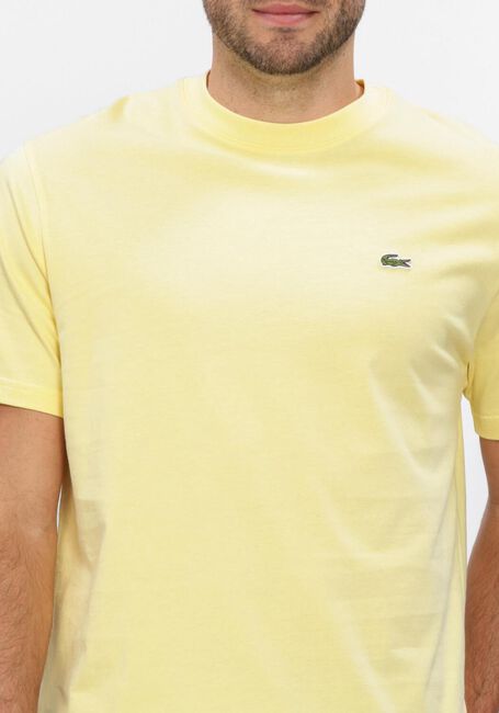 Gelbe LACOSTE T-shirt COTTON T-SHIRT - large
