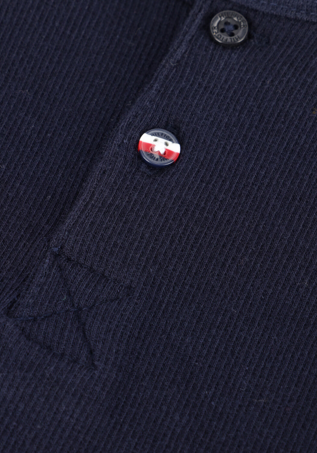 Dunkelblau TOMMY HILFIGER Strampler BABY SOLID FINE RIB BODY - large