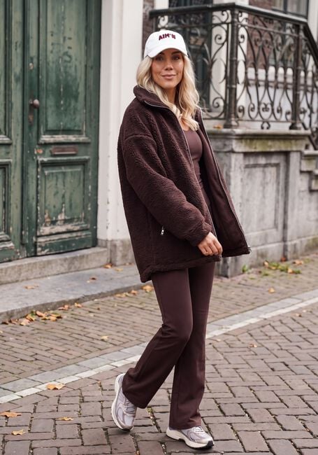 Braune AIM'N Teddy-Jacke PILE JACKET - large