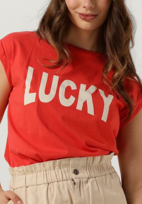 Rote BY-BAR T-shirt THELMA LUCKY - large