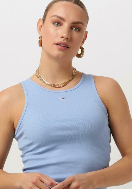 Blaue TOMMY JEANS Top TJW ESSENTIAL RIB TANK - large