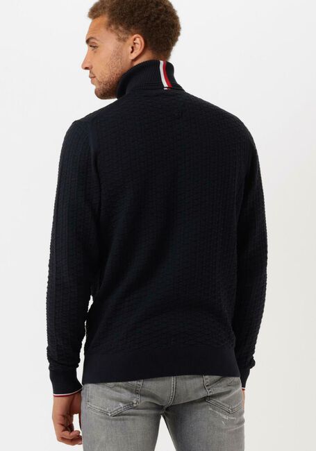 Dunkelblau TOMMY HILFIGER Rollkragenpullover EXAGGERATED STRUCTURE ROLL NECK - large