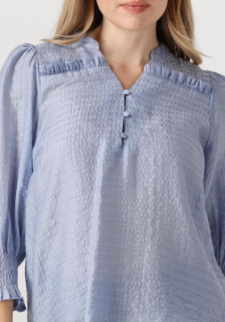Hellblau CO'COUTURE Blusen CHARLIECC FRILL SS SHIRT - large