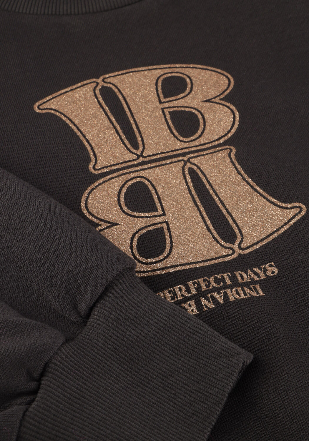 Anthrazit INDIAN BLUE JEANS Sweatshirt SWEATER LAVA DYE - large