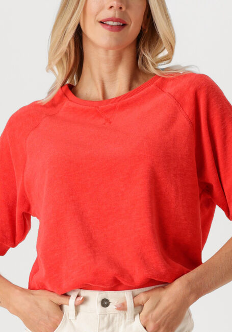 Rote BY-BAR Sweatshirt NEVA SLUB TOP - large