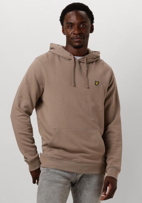 Taupe LYLE & SCOTT Pullover & Cardigans PULLOVER HOODIE - large