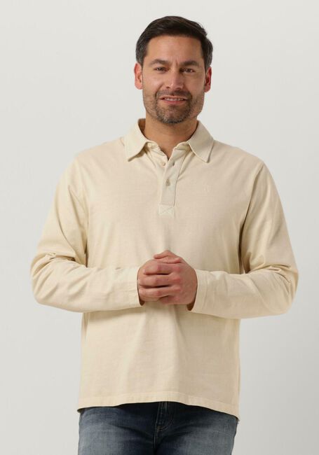 Beige BUTCHER OF BLUE Polo-Shirt JOHNS RUGBY POLO - large