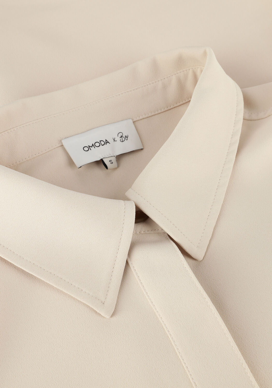 Beige OMODA ATELIER Midikleid OM-BABETTE X BO - large