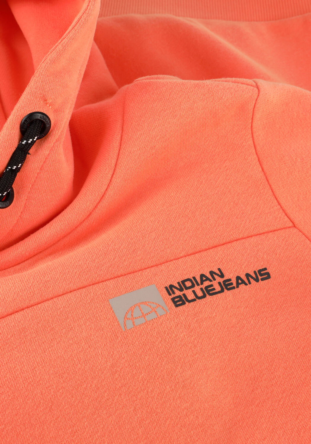 Orangene INDIAN BLUE JEANS Pullover HOODIE KANGAROO POCKET - large