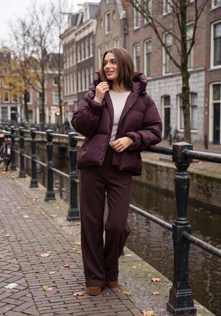 Bordeaux WITHBLACK Wattierte Jack WBLKYLIE REAL DOWN JACKET - large