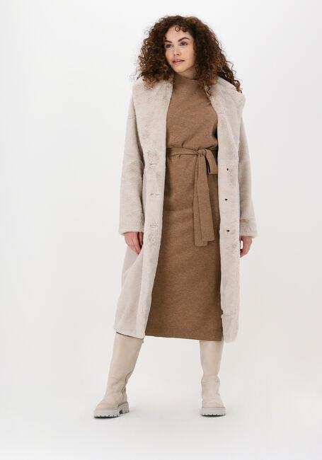 Weiße GIACOMO THE JACKET Fake-Fur-Jack 10 LUXERY FUR - large