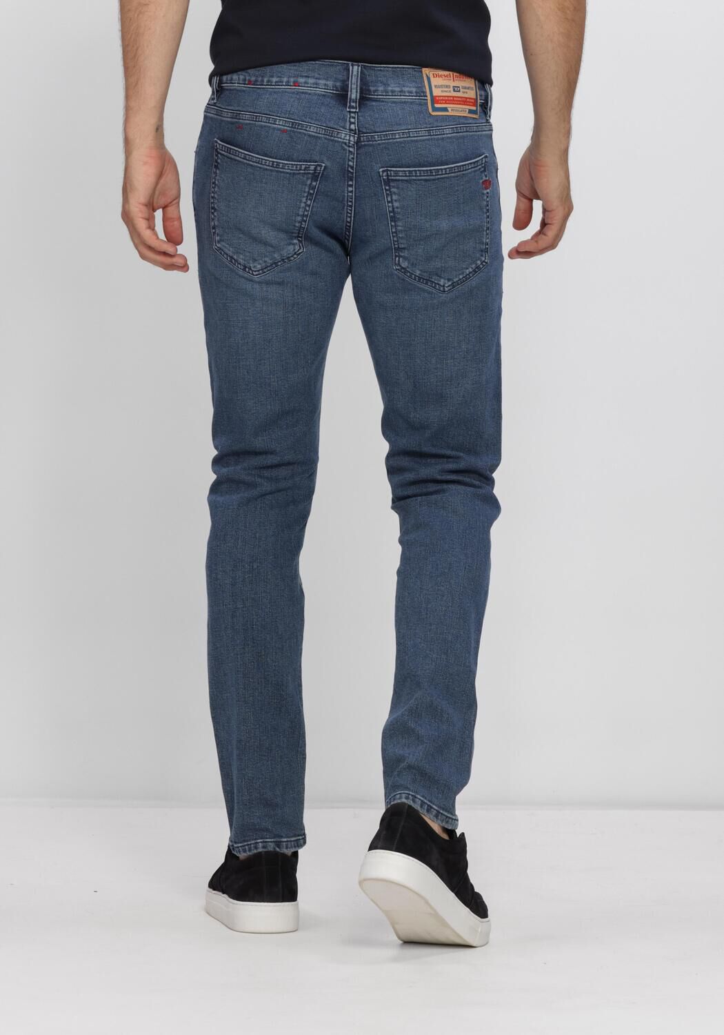 Blaue DIESEL Slim fit jeans 2019 D-STRUKT - large