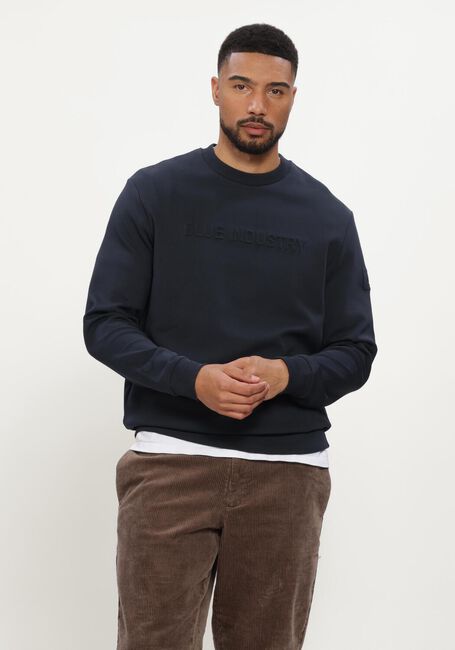 Dunkelblau BLUE INDUSTRY Sweatshirt SWEATER - large
