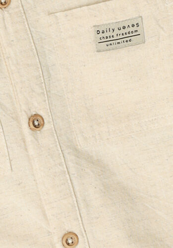 Graue DAILY7 Kurze Hose COTTON STRIPE SHORTS - large