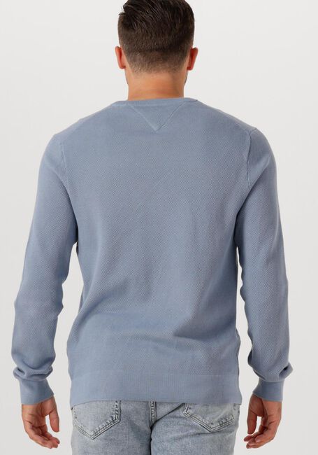 Hellblau TOMMY HILFIGER Pullover ESSENTIAL STRUCTURE CREW NECK - large