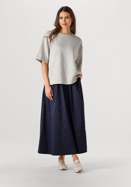 Blaue NEO NOIR Röcke YARA LONG POPLIN SKIRT - large