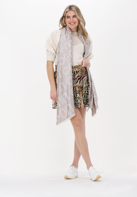 Goldfarbene LIU JO Schal SCARF LOGO JACQ FULL - large