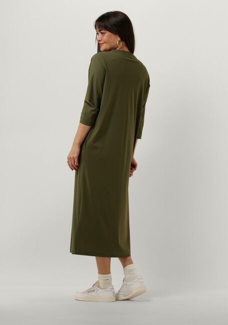 Grüne PENN & INK Midikleid DRESS KHAKI - large