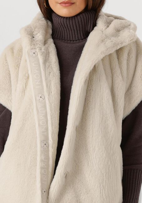 Creme BEAUMONT Fake-Fur-Jack KORI BODYWARMER - large